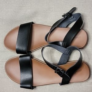 Re-listed Black sandals
